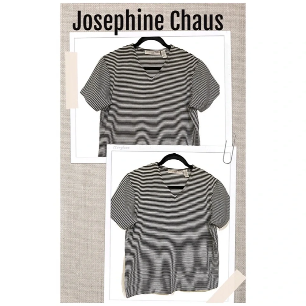 Flash Sale Josephine Chaus Blouse women Tee Sport Women’s Short Sleeves Size M - Picture 1 of 5